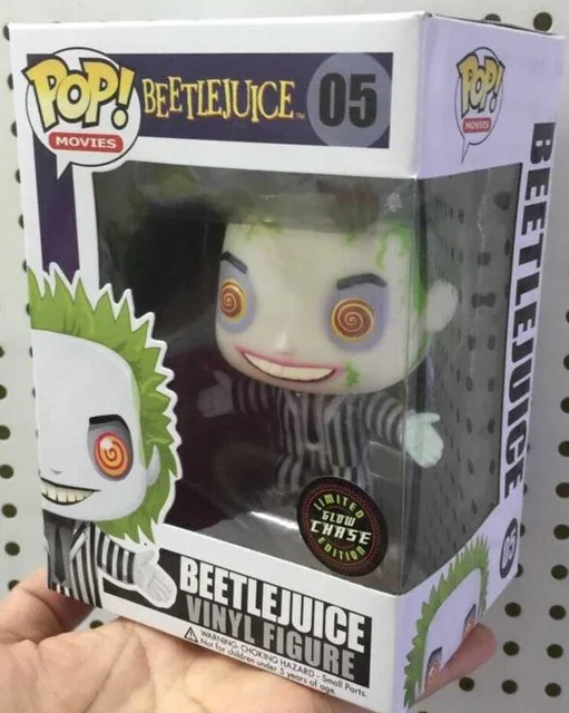 Funko pop Beetlejuice 10 см виниловые фигурки Коллекция Модель игрушки для детей Подарки - Цвет: 05-chase