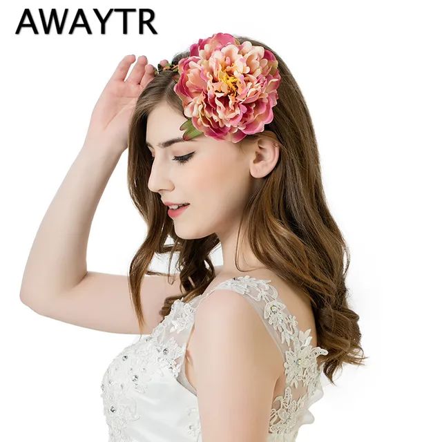 New Boho Flower Garlands For Hair Woman Head Wreath Crown New Boho Flower Garlands For Hair Woman Head Wreath Crown Fl Garland Wreaths
