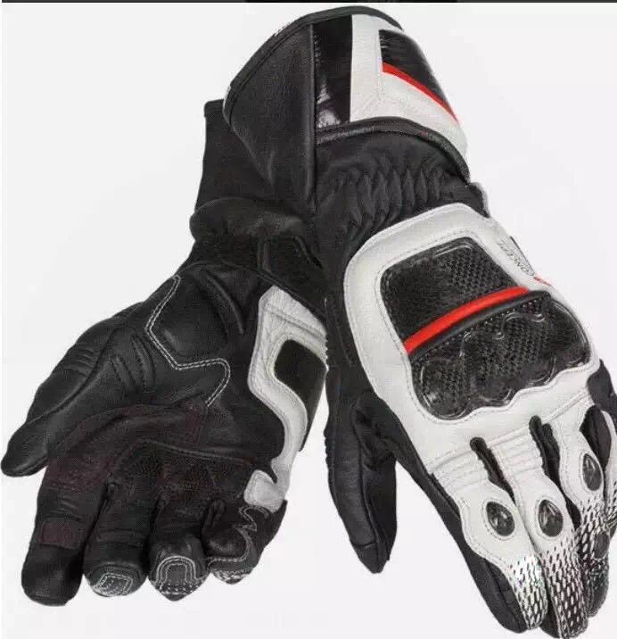 

2018 Motorcycle Leather Gloves Dain Pro Druids ST Carbon Fiber Riding Gloves for Motorbike Off-Road Ricing Gloves