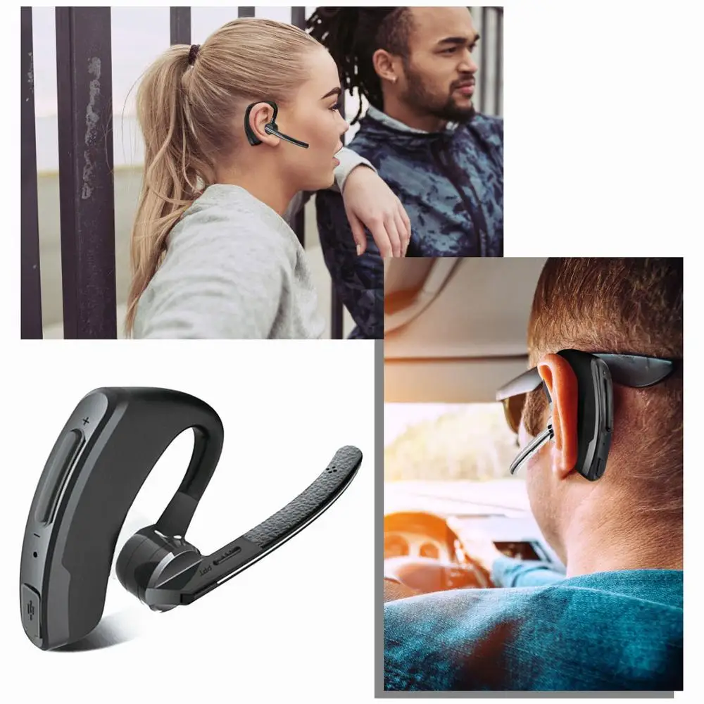 Walkie talkie Bluetooth PTT earpiece Handfree wireless headphone headset Mic For BaoFeng UV-82 UV-5R BF-888S TYT Two way radio