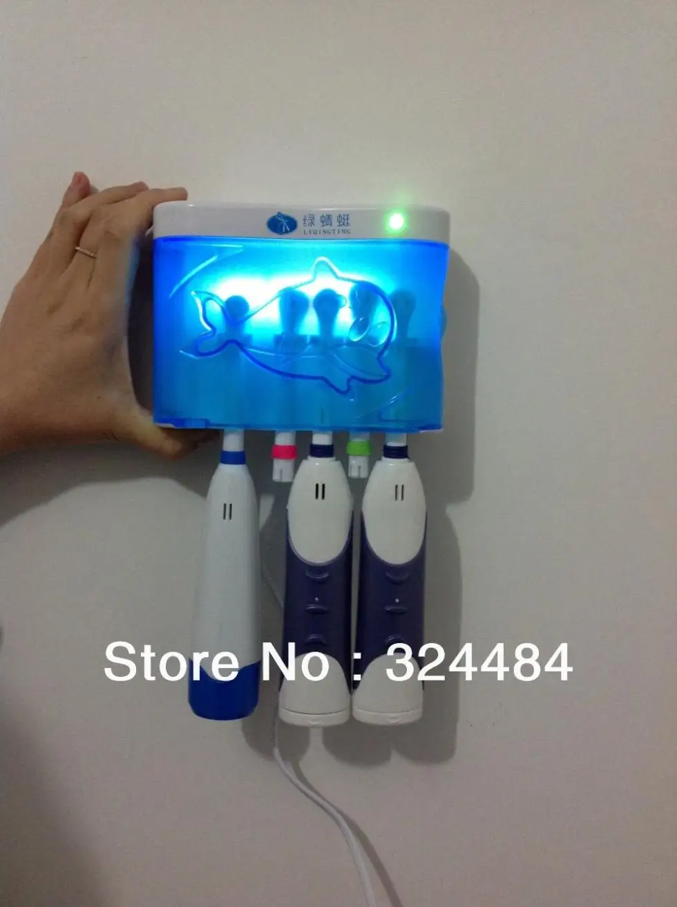 UV toothbrush sterilizer & holder designer electric toothbrush