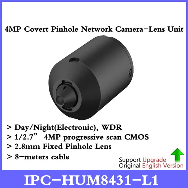 

DH PC-HUM8431-L1 4MP Covert Pinhole Network Camera Sensor Unit 2.8mm Fixed Pinhole Lens Day/Night WDR IP Camera Metal case