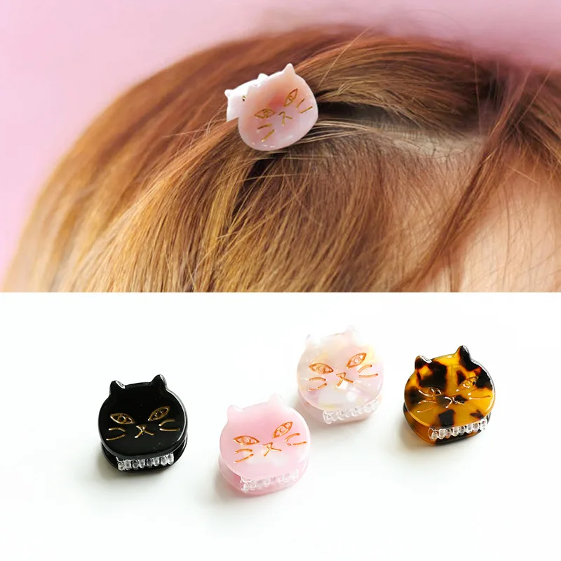 

Cute acetic acid Cat Hair crab Claws Hairgrips hairclips Hairpins Clips Grips Headwear Accessories Gift For Woman Girl