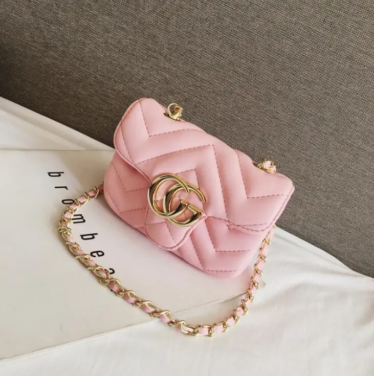 

Girls Mini Chain Crossbody Bags PU Leather Coin Purse Small Messenger Bags Kids Round Shoulder Bags Protable Handbags