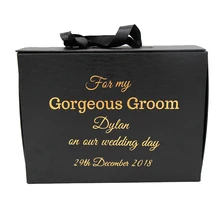 Новая высококачественная Роскошная картонная черная цветная коробка oem изготовленный на заказ металлический логотип подходит для одежды обувь парик для волос подарочная коробка