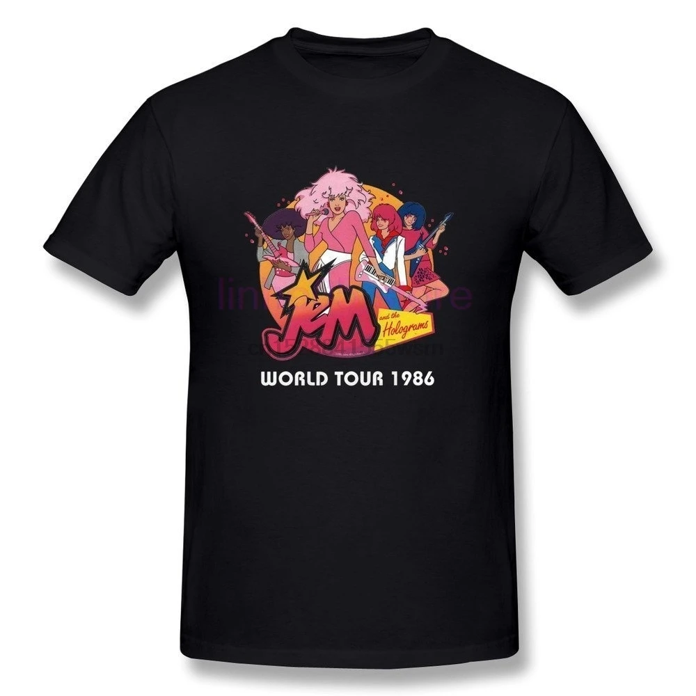 

LEQEMAO Men Jem And The Holograms T Shirt