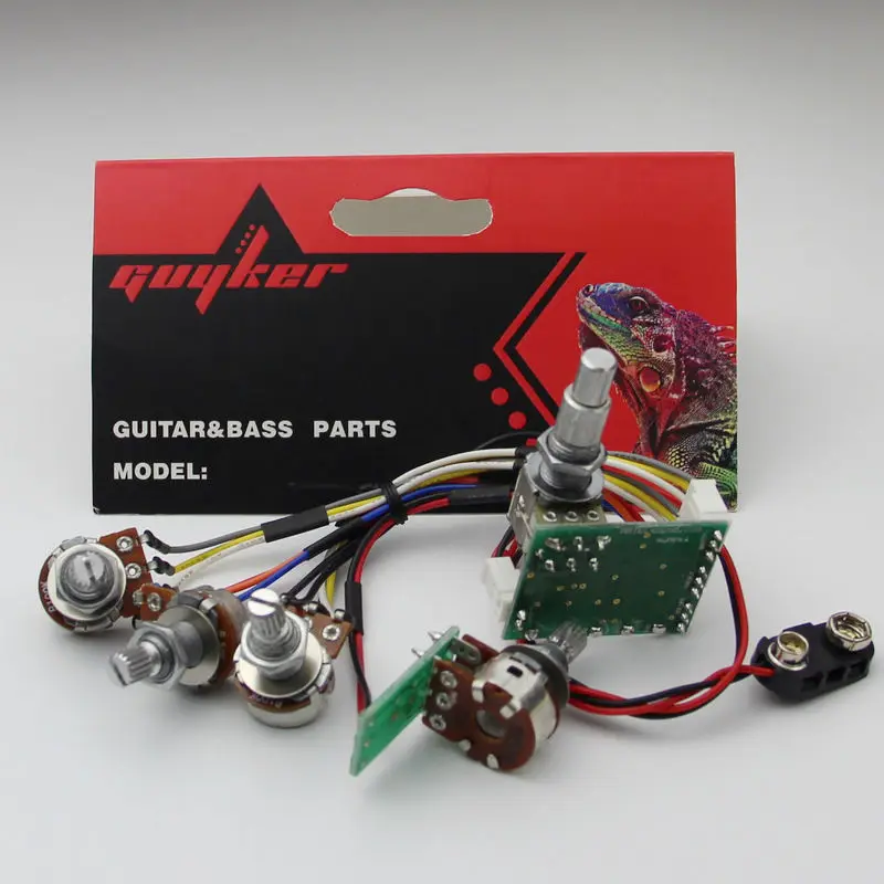 PARAMETRIC 3 BAND EQUALIZER electric bass active or passive electronic