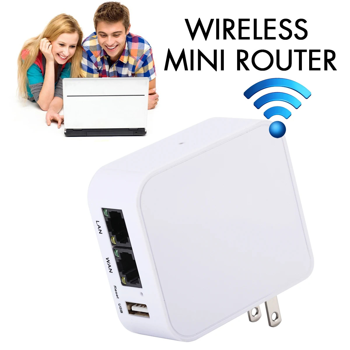 

1Pcs Outdoor Mini Wifi Repeater LAN Network Router Wifi Wireless Router Support 3G Modem 802.11n/b/g 300Mbps with USB port