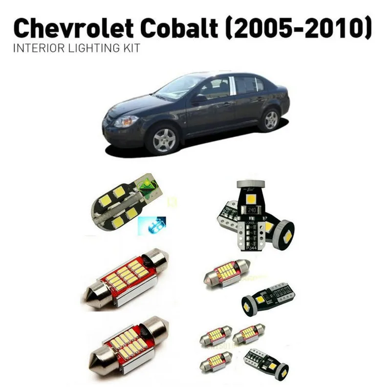 Светодиодные лампы для салона Chevrolet cobalt 2005-2010 6 шт. светодиодные автомобилей