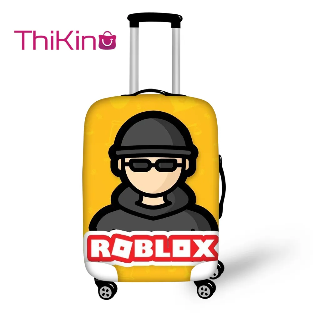 

Thikin Roblox Travel Luggage Cover for Girls Cartoon School Trunk Suitcase Protective Cover Travel Bag Protector Jacket