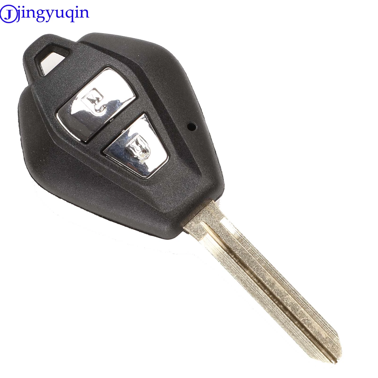 jingyuqin 10p Remote 2 Buttons Car Key Shell Case For Isuzu D-Max 2 Fob Case