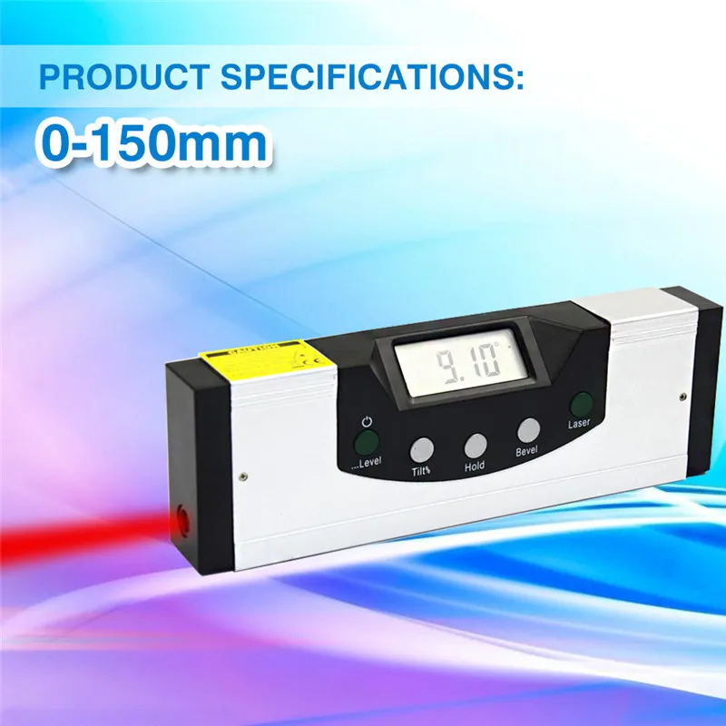 

Infrared digital level 150/200/600mm Digital Sprit Level Infrared Ray Leveling Measure Instrument Transportador de infrarrojos