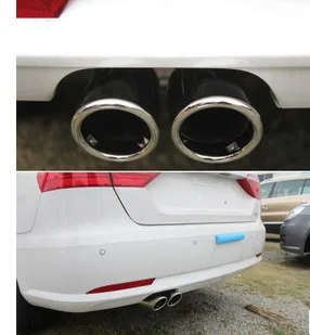 STYO автомобильные выхлопные трубы из нержавеющей стали отделка для VW Jetta MK6 Scirocco