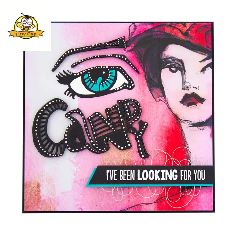 

Eyelash Metal Cutting Dies Scrapbooking for Card Making cut die Scrapbooking Album Paper Card Craft Embossing Cuts