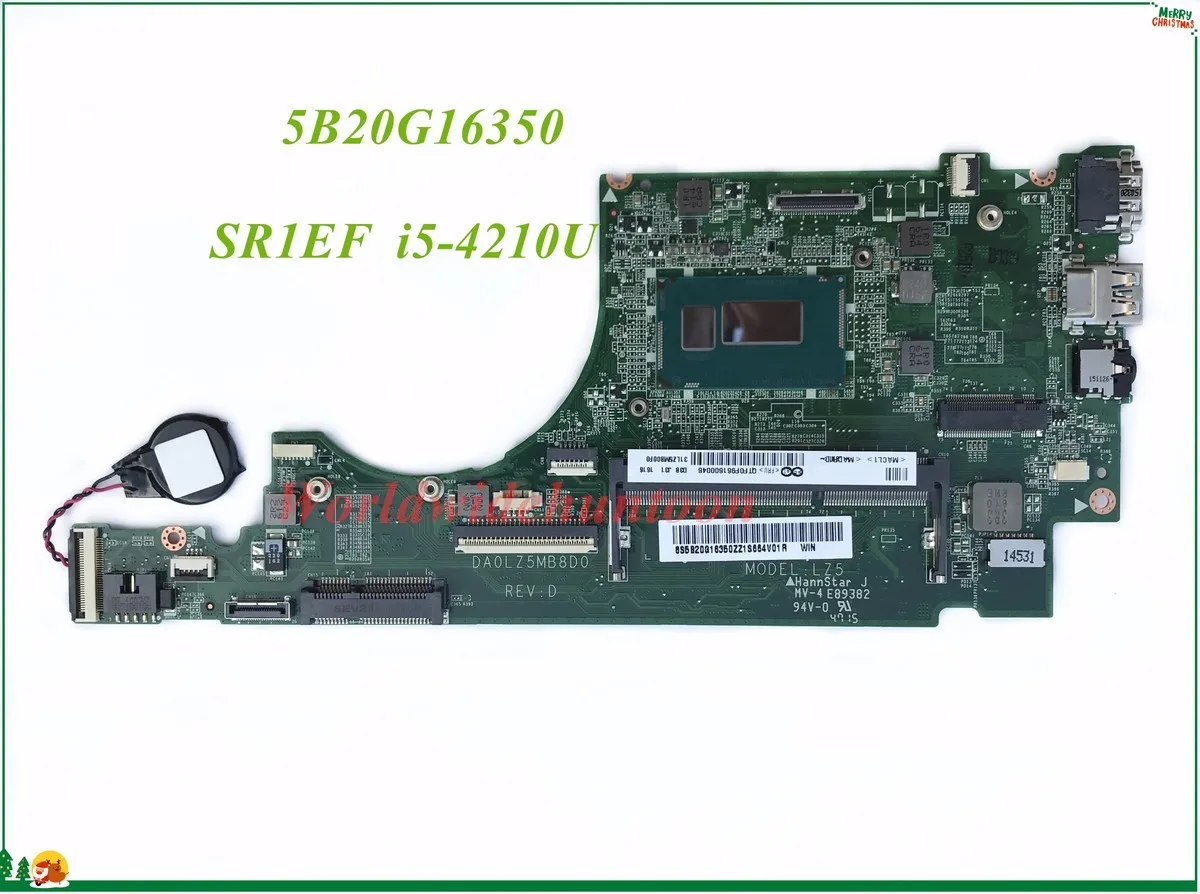 Высококачественная материнская плата MB 5B20G16350 для ноутбука Lenovo Ideapad U330 U330P DA0LZ5MB8D0