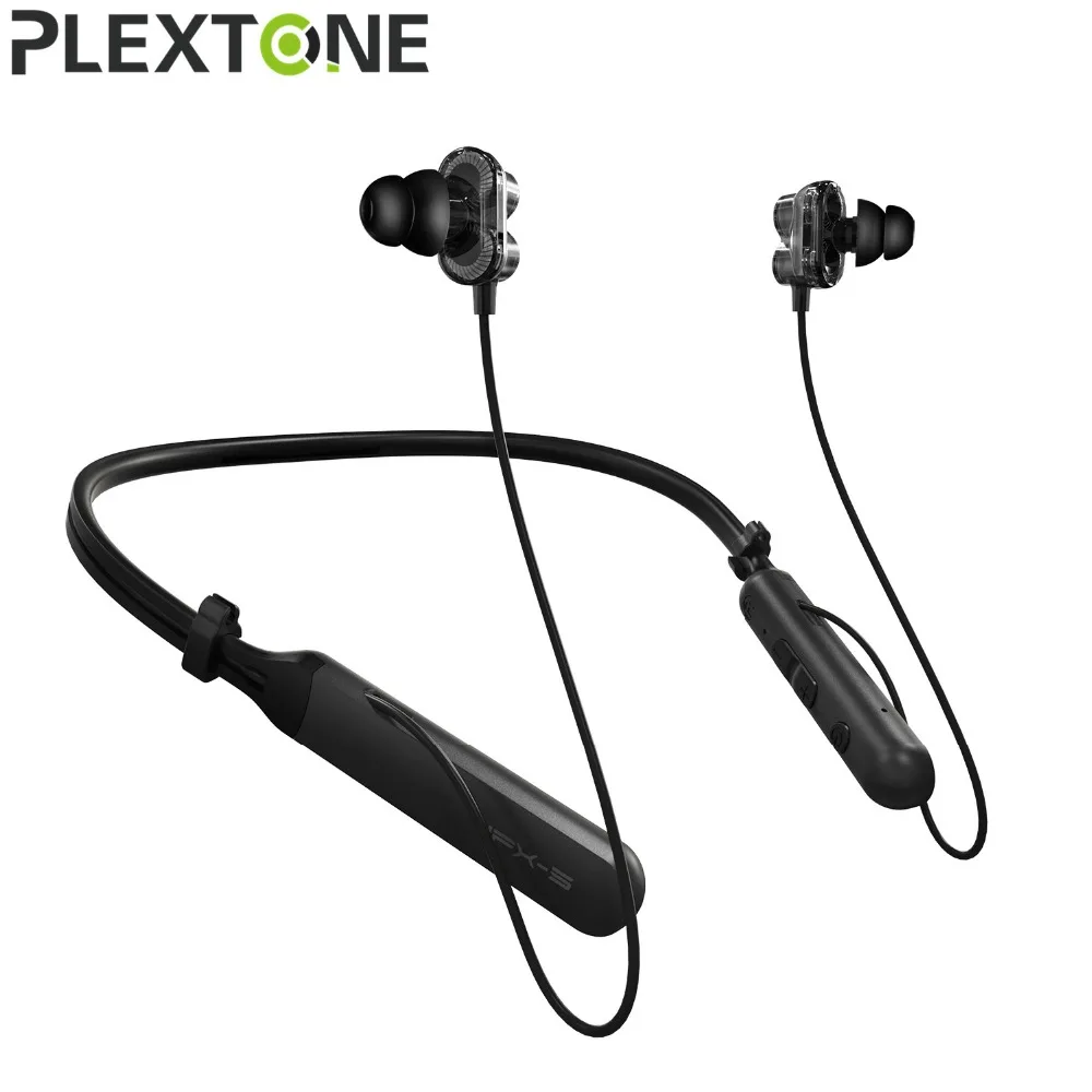 PLEXTONE Bluetooth наушники Беспроводной наушники для телефона IPX5 двойной драйвер гарнитура с микрофоном спортивные наушники шлем fone де ouvido