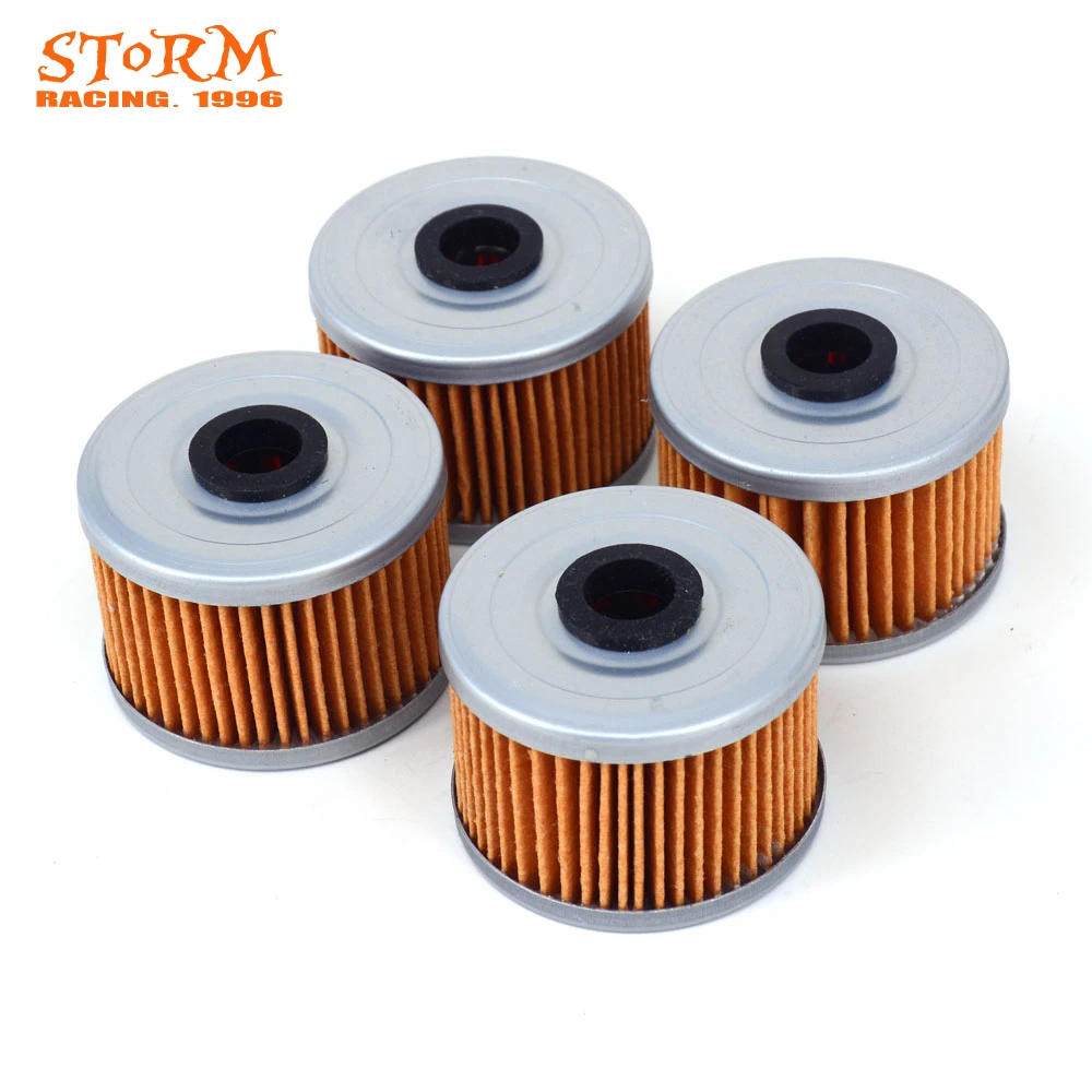 4PCS Motorcycle Oil Filter For KFX450R KLX110 KLX125 KLX140 KLX140L KL250 KLX250 KLX450 KLX KL 110 125 140 250 Enduro Motocross |