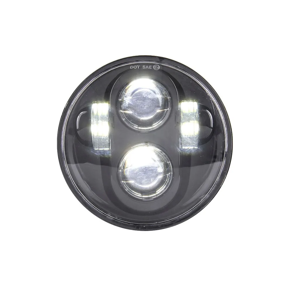 5 75 дюймов светодиодный круглый мотоцикла Фара для широкий Glide XL1200X FXDX фар 3/4