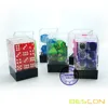 Classic Brick Box for RPG Dice Clear Plastic Dice Box Brick Dice Case Dice Packaging, 5pcs Set 3