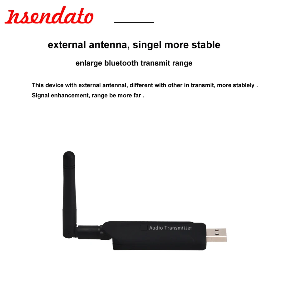 Bluetooth 4 0 Audio Stereo Sound TV Transmitter Adapter Audio Bluetooth Transmitter for Headphones TV Notebook DVD PC