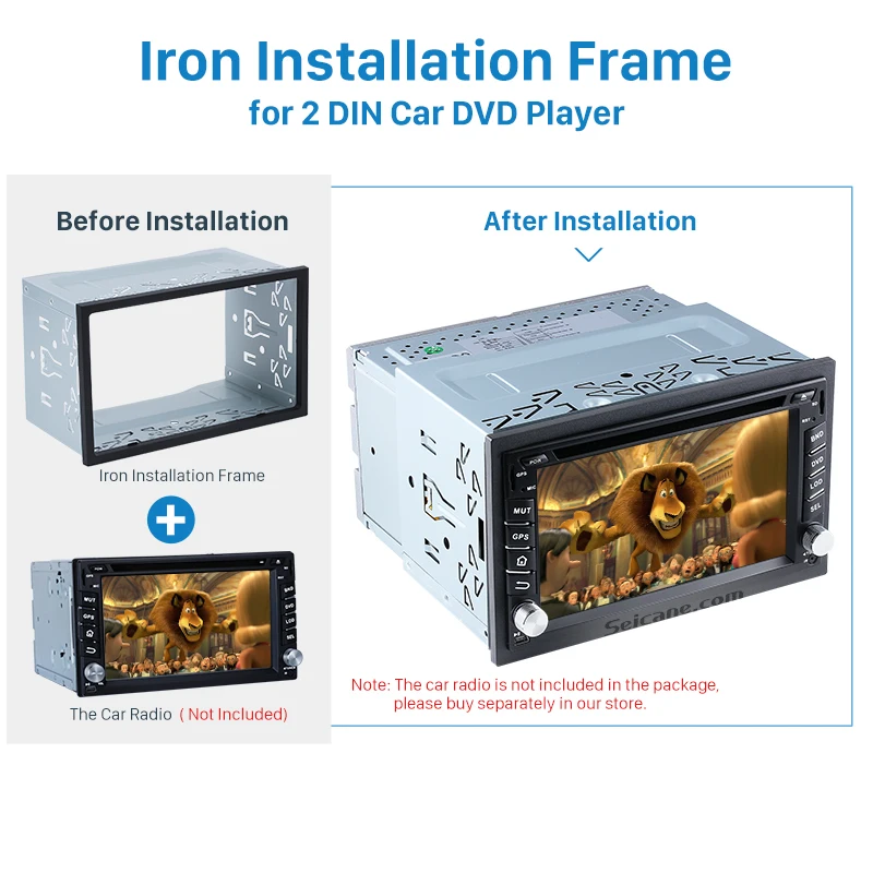 Ceny Seicane 2 Din ramka wykończeniowa radia samochodowego do VW serii Jetta Chico Golf Bora Polo MK3 MK4 odtwarzacz DVD zestaw samochodowy Stereo rama
