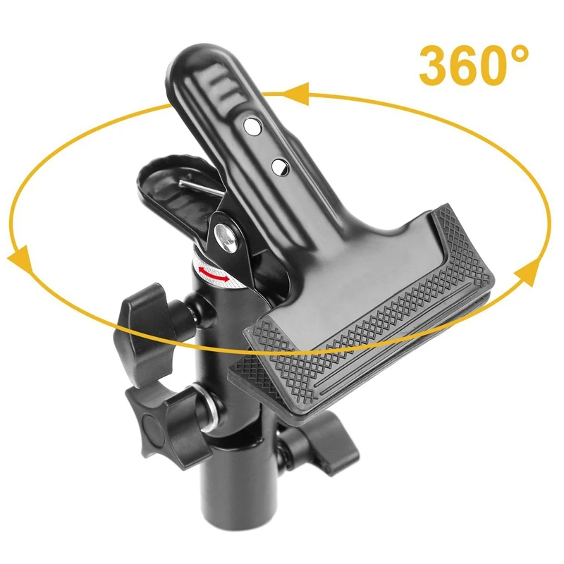 Отражатель, подставка, держатель, светильник, кронштейн, крепление для зонта, кронштейн для фотостудии, сверхмощный металлический зажим, держатель для отражения