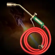 Сжиженный углеводородный газ фонарь вакуум-пистолет фонарь газовый спрей пистолет огнемет+ газовая труба+ Насадка+ Крепежное кольцо+ разъем
