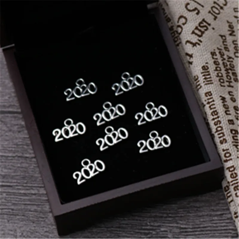 WKOUD 30pcs Silver Color Mini 2020 Charm Alloy Pendants For Bracelet Necklace DIY Fashion Metal Jewelry Accessories A581 | Украшения и