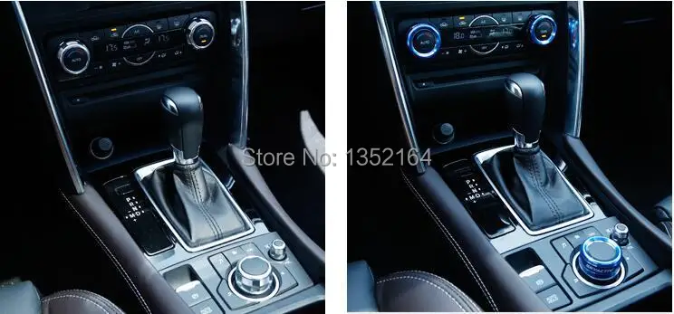 Автомобиль AC Ручка управления Переключатель Планки для Mazda CX-5-, авто аксессуары, 3 шт./лот, автомобиль Стайлинг