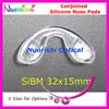 20pcs Soft Clear Bridge Conjoined Silicone Nose Pads For Glasses Eyeglass Spectacle Eyewear 5 Size Options Free Shipping 3