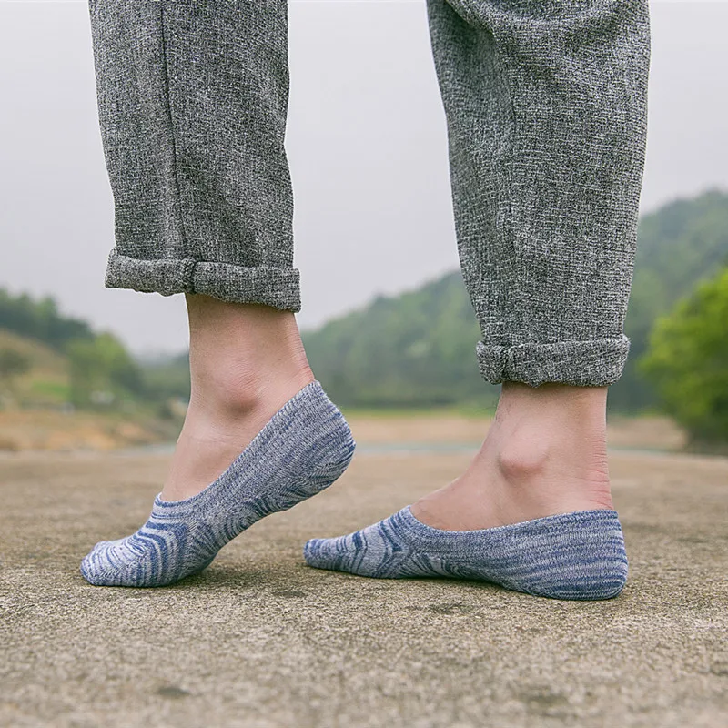 

1 Pair New 2019 Summer Men Short Socks Vintage Nation Style Casual Ankle Socks Men's Low Cut Absorb Sweat Male Boat Socks Meias