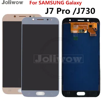 

Can Adjust Brightness J730 LCD For Samsung Galaxy J7 Pro 2017 J730 J730F LCD Digitizer Touch Screen Assembly for J7 2017 lcd
