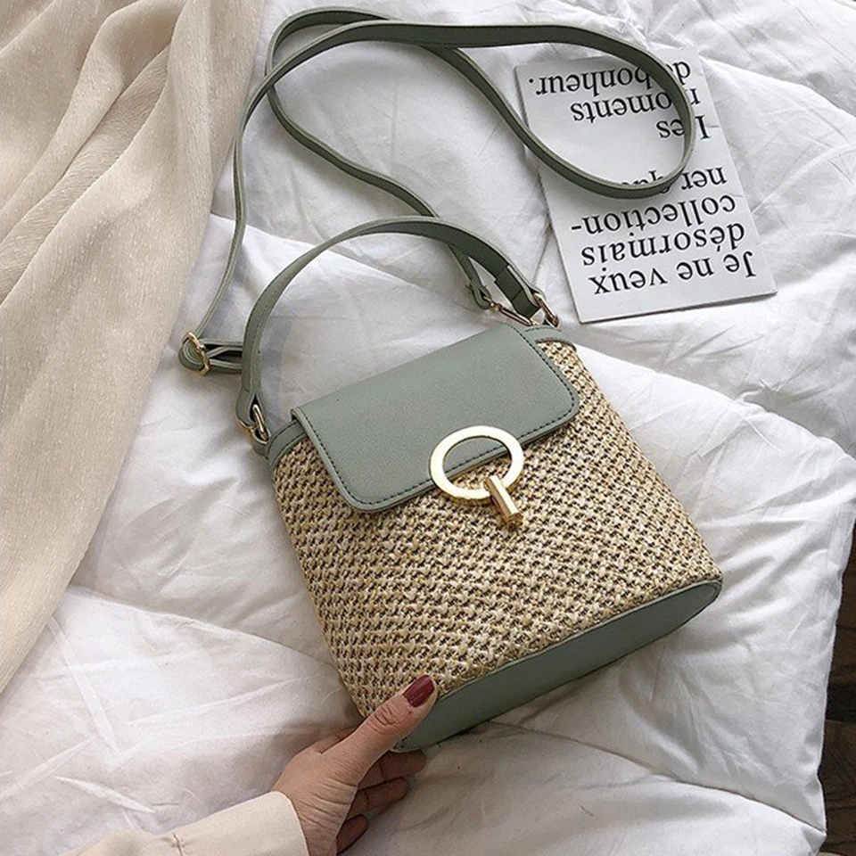 Straw Bucket Bag (4)