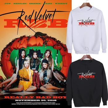 

KPOP RedVelvet Album RBB Wendy Irene SeulGi With The Round Neck And Velvet Sweater Female Dropshipping