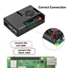 Nano-ordinateur Raspberry Pi 3, modèle B Plus avec WiFi et Bluetooth, boîtier ABS, ventilateur CPU, alimentation 3A, interrupteur ON/OFF, dissipateur de chaleur, Pi 3B+ ► Photo 3/6