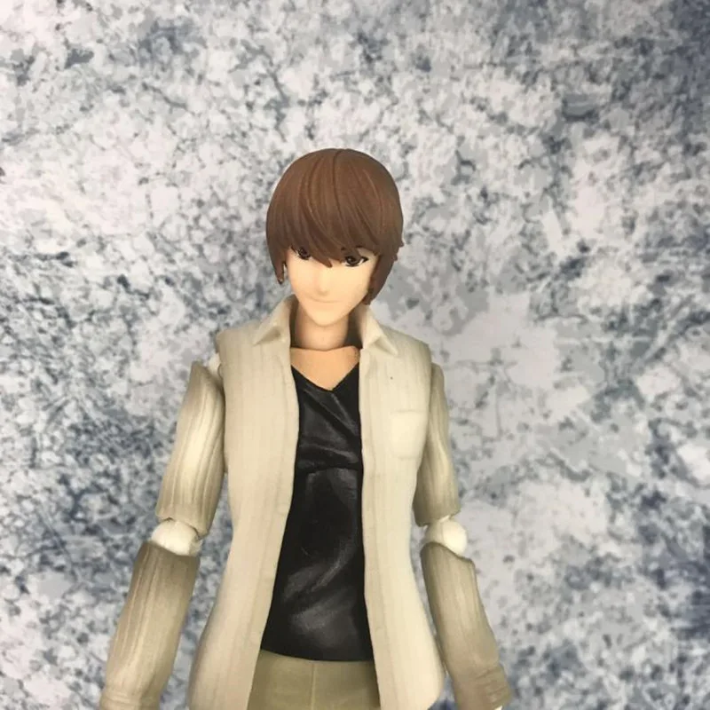 DEATH NOTE Figma 008 Yagami световые Фигурки игрушки Death Note L 16 см ПВХ модель кукла с коробкой