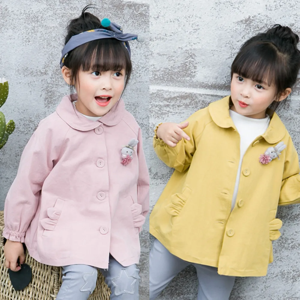Buy Girl's cute trench coat Kids Baby Girls Toddler
