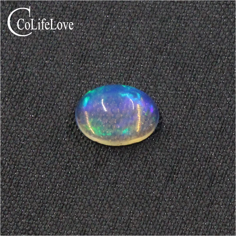 7mm*9mm natural blue brilliance opal loose gemstone for jewelry DIY 7mm*9mm natural blue brilliance opal loose gemstone for jewelry DIY