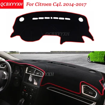 

Car Styling Dashboard Avoid Light Pad Polyester For Citroen C4L 2014-2017 Instrument Platform Desk Cover Protective Mats