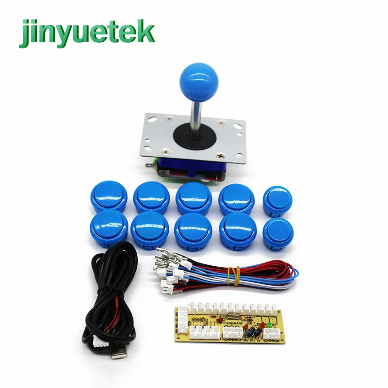 Аркадный Happ джойстик кнопка DIY Kit для ПК USB энкодер 8 полосная палка кнопки