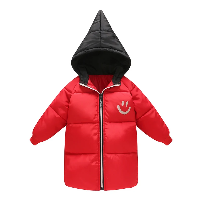 

2018 Winter Jacket For Baby Girl Clothes Long Style Cotton Hooded Kids Coat Children Clothing Girls Boys Warm Jackets & Coats