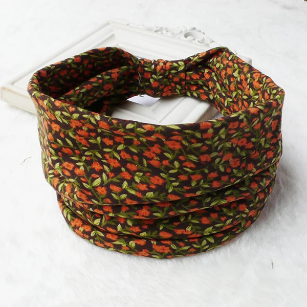 Bohemia BOHO Wide Cotton Stretch Women Headbands Headpiece Headwrap Turban Headwear Bandage Hair Bands Bandana Fascinator crocodile hair clips