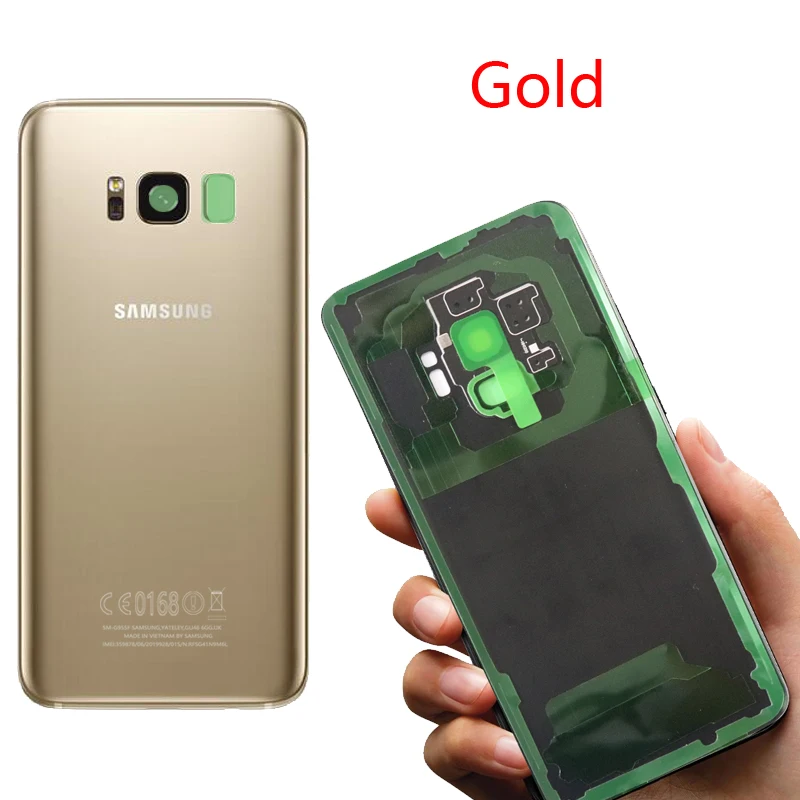 Оригинальное заднее стекло для SAMSUNG Galaxy S8 G950 G950F дисплей Plus G955 G955F крышка