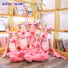 Милые розовые Пантеры, мягкие животные, детские плюшевые игрушки для мальчиков и девочек, кавайная кукла для детей, игрушка, подарок, плюшевые игрушки