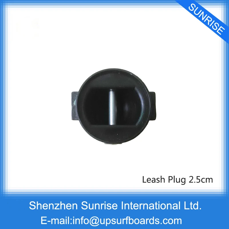 

Black Leash Plug SUP Board Leash Plug 2.5CM Leash Plug