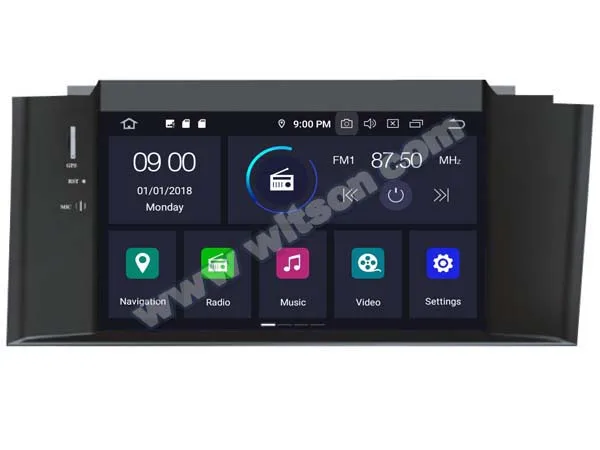 Perfect WITSON Android 9.0 Octa- core (Eight-core) 4G RAM CAR DVD PLAYER GPS For CITROEN C4L 2012 car stereo touch screen car dvd gps 1