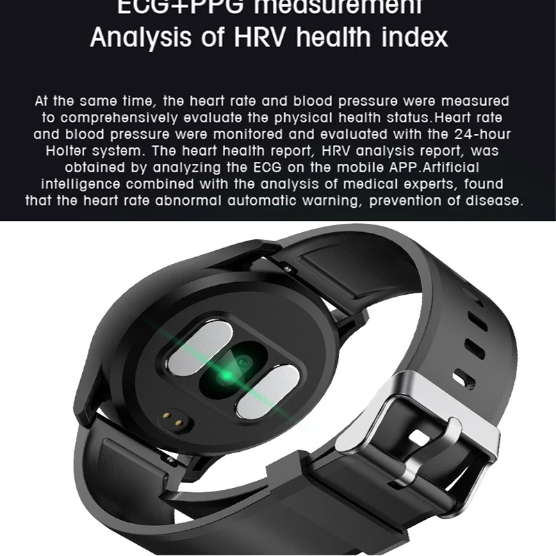  Congdi Z03 ECG PPG Smart Watches Men Blood Pressure Heart Rate Monitor смарт часы Passometer Smartw - 32964289445