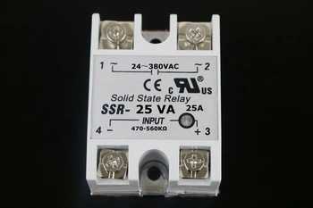 

SSR 25A Single Phase Resistance Type Adjustable Solid State Relay DIN Rail Mount