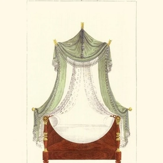 Antique Drapery I Poster Print (10 x 13)