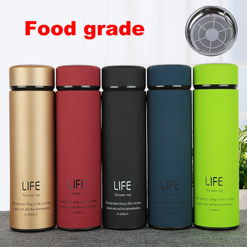 500 ml Thermos tea mug with Strainer Thermo mug Thermos Coffee cup